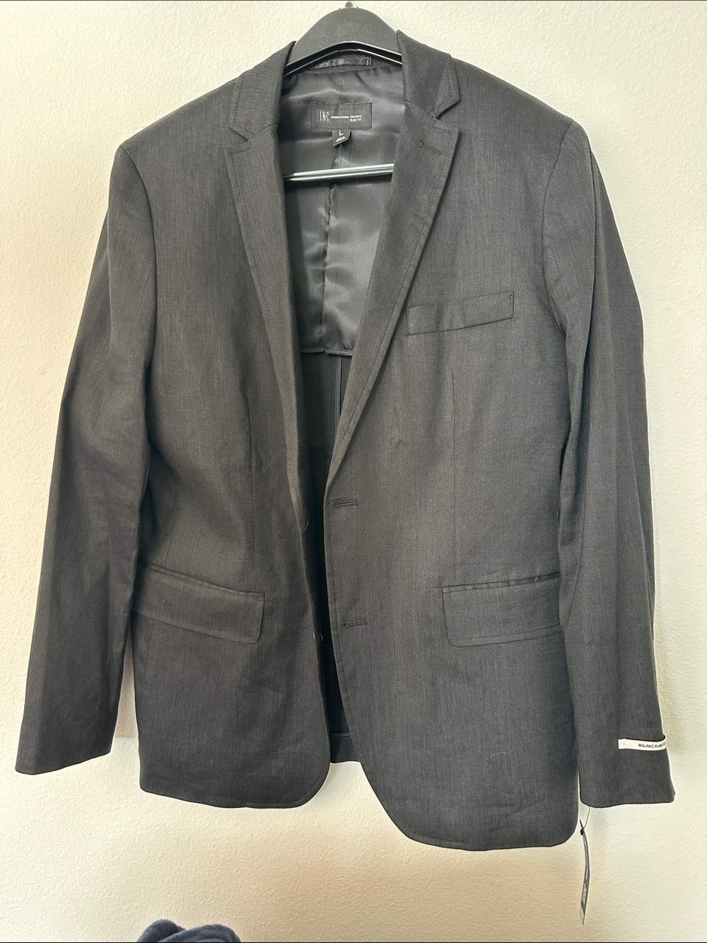 INC Men's Black Blazer - Classic Tailored JackeT